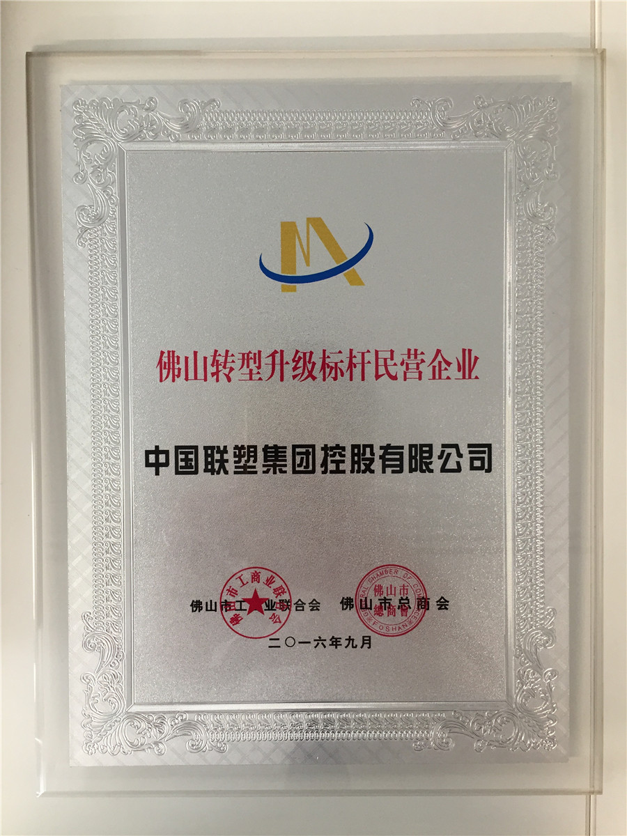 佛山轉型升級標桿民營企業（中國聯塑）